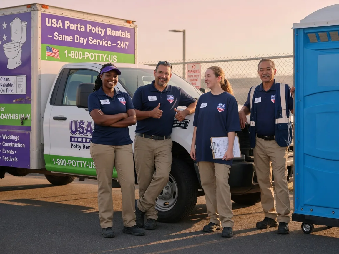 Porta Potty Rental company in Johnsonville, IL